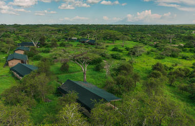 Aerial View of the Camp