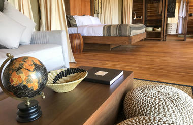 Spacious Tented Suite at Cherero Camp