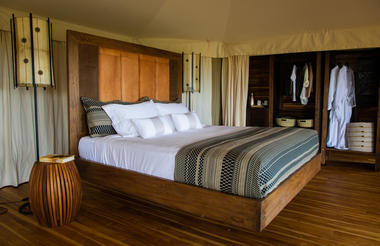 Comfortable King-size Bed in Main Bedroom