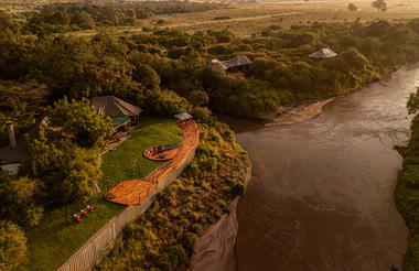 Sala's Camp aerial view