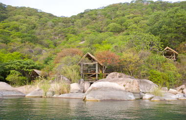 Domwe Island seen from the water