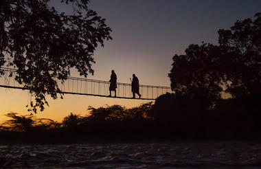 The bridge to Ngare