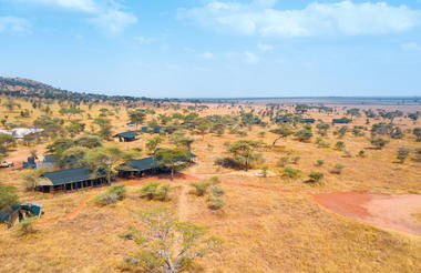 Aerial view of the Camp
