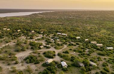 Aerial View of the Camp