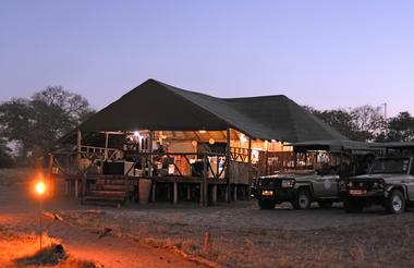 Camp Savuti in the early evening