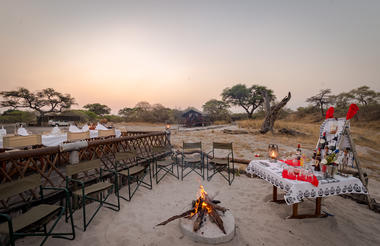 Boma Area and Outdoor Dining