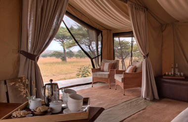 Naboisho - Tent interior view