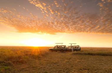 Sunset over the Serengeti