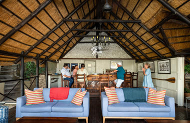 Ichingo Chobe River Lodge Bar Area