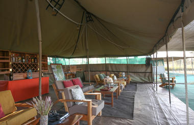 Serengeti Wilderness Camp - lounge 