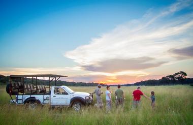 Game Drive & Sundowners on Dete Vlei on Private Concession