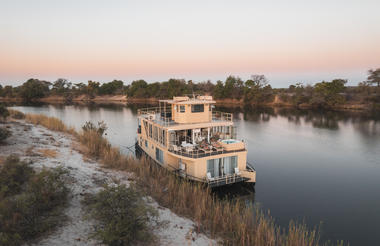 Chobe Princess at Serondela Mooring