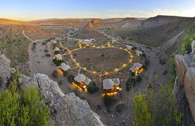 Dwyka Tented Lodge at Sanbona Wildlife Reserve