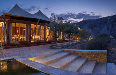 Dwyka Tented Lodge at Sanbona Wildlife Reserve