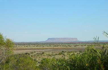 Mt Connor view from the highway