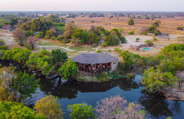 Areial view of the restaurant