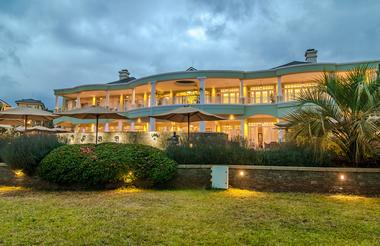 Exterior night view of Hemingways Nairobi