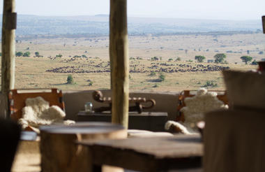 Migration viewing from camp