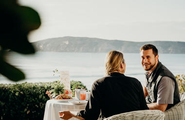 The Robberg Beach Lodge - Outside Pergola