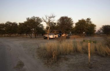 Kori campsite, Central Kalahari Game Reserve