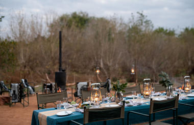 Pafuri Walking Safaris - Outdoor Dining  (Nkula)