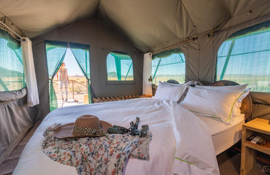 Camp Doros Tent Interior