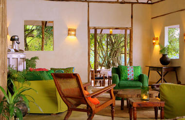 Rubondo Island Camp - Lounge Interior