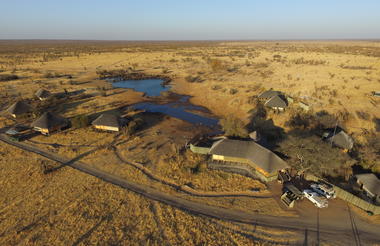 Aerial view of Nehimba Lodge