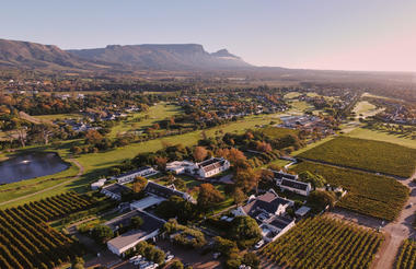 Steenberg Hotel & Spa Early Morning Aerial 