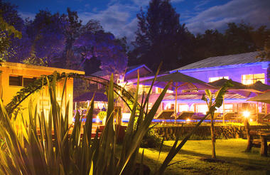 Ilboru Safari Lodge by night 