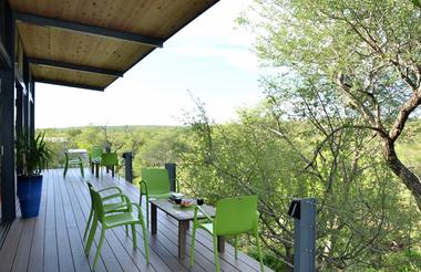 Outside deck