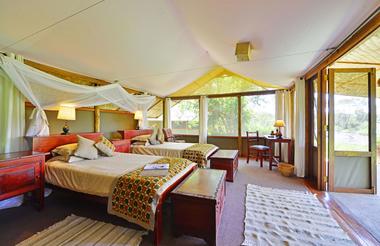 Ishasha Wilderness Camp - Twin Room