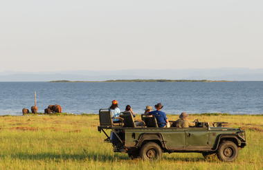 Rhino Safari Camp game drive