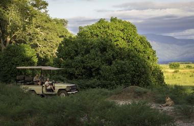 Game drives in Mana Pools
