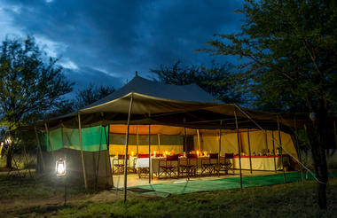 Ndutu Wilderness Camp - Dining Tent exterior 