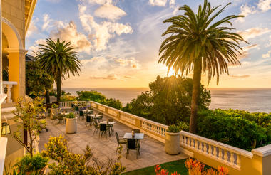 Ellerman House Terrace and Sunset