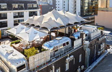 Rooftop Airstream Trailer Park & Sky Bar