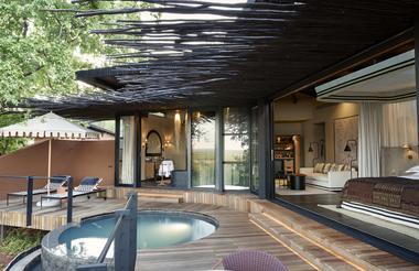 Vista Suite pool deck and room