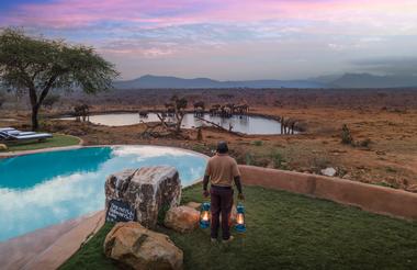 Overlooking the waterhole