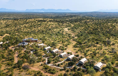 Lodge Aerial Shot