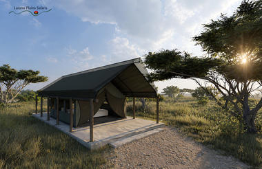 Render of Guest tent