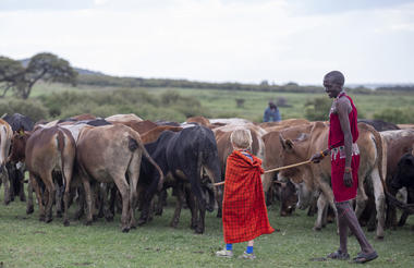 Learning Maasai skills