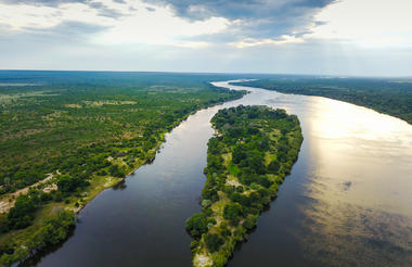 Chundu Island - Aerial View