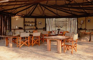 Bushcamp dining room