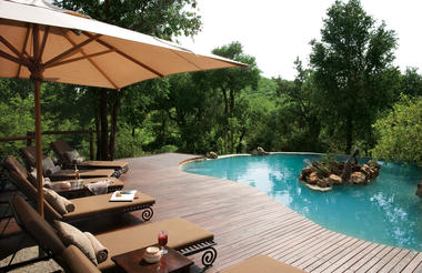 Relax by the sparkling pool on a hot summers day!
