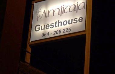 AMJICAJA GUESTHOUSE ENTRANCE (Night)