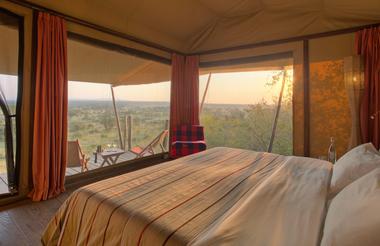 Tent interior