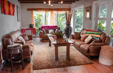 Livingroom at Rancho Naturalista