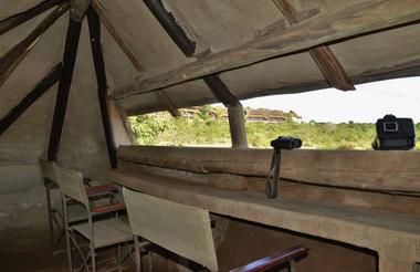 Interior of the Siduli Hide