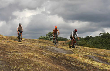 Mountain biking